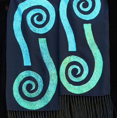 Black Wave Scarf