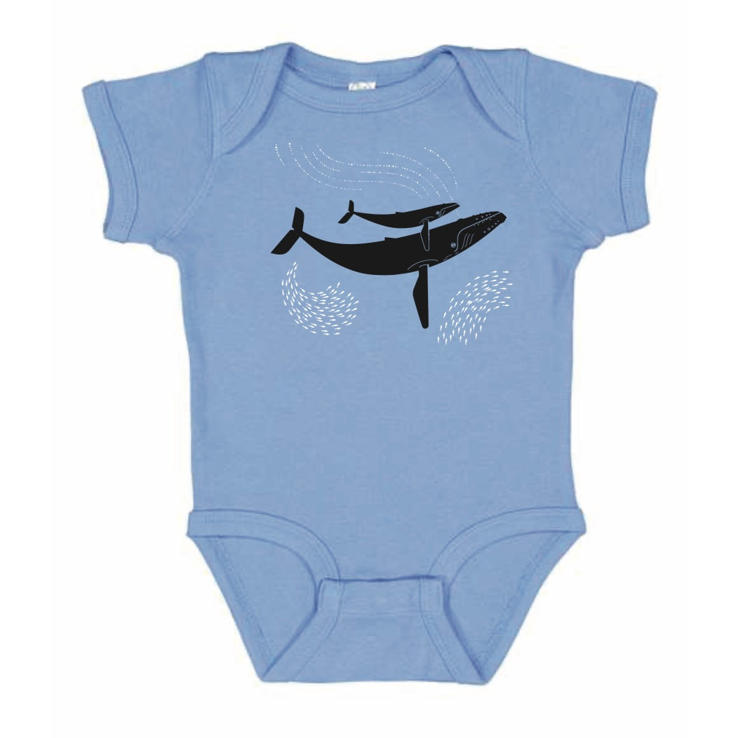 Whale and Calf Onesie