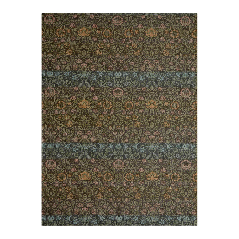 Chilewich William Morris Woven Floor Mat - Dark Multi