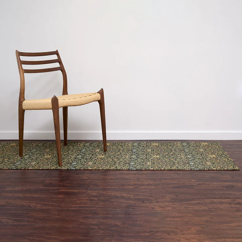 Chilewich William Morris Woven Floor Mat - Dark Multi