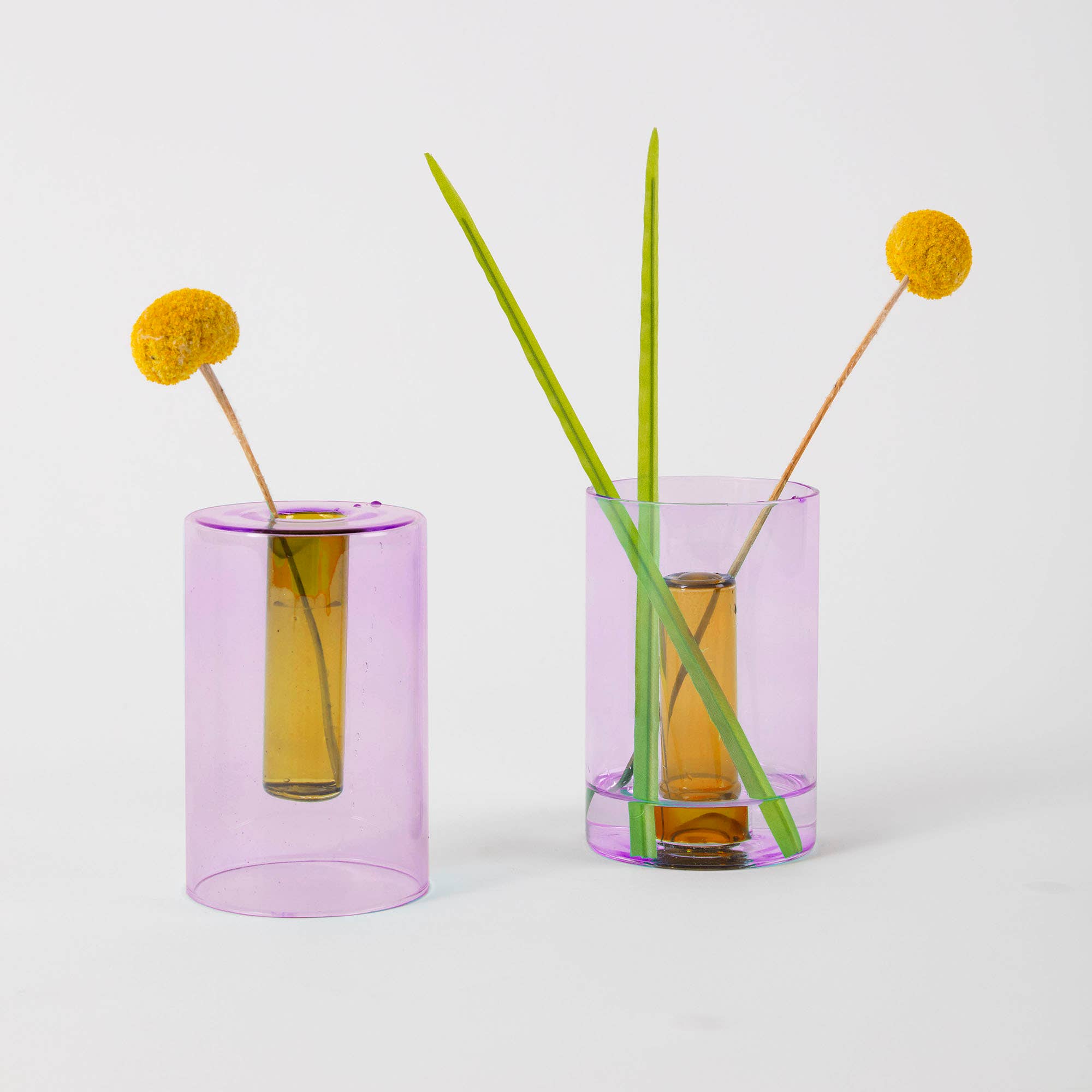 Reversible Glass Vase - Small