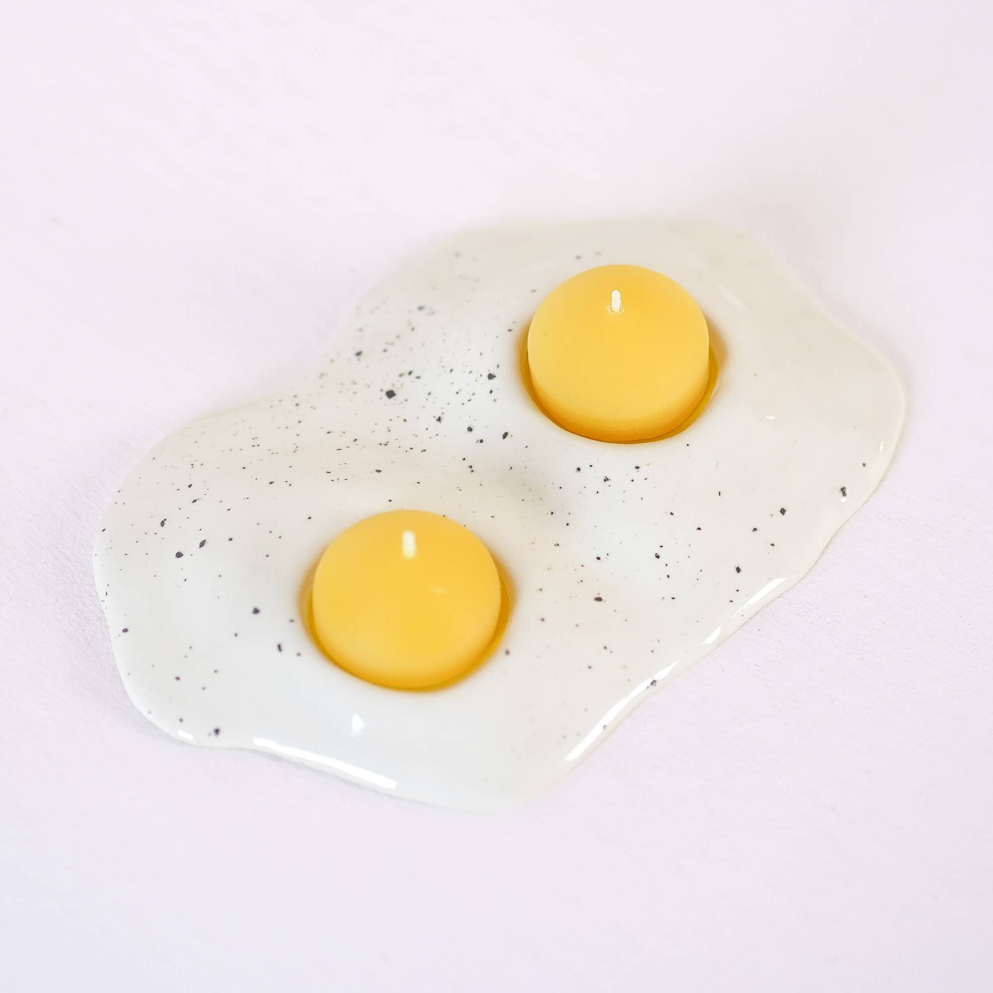 ceramic egg double tealight holder