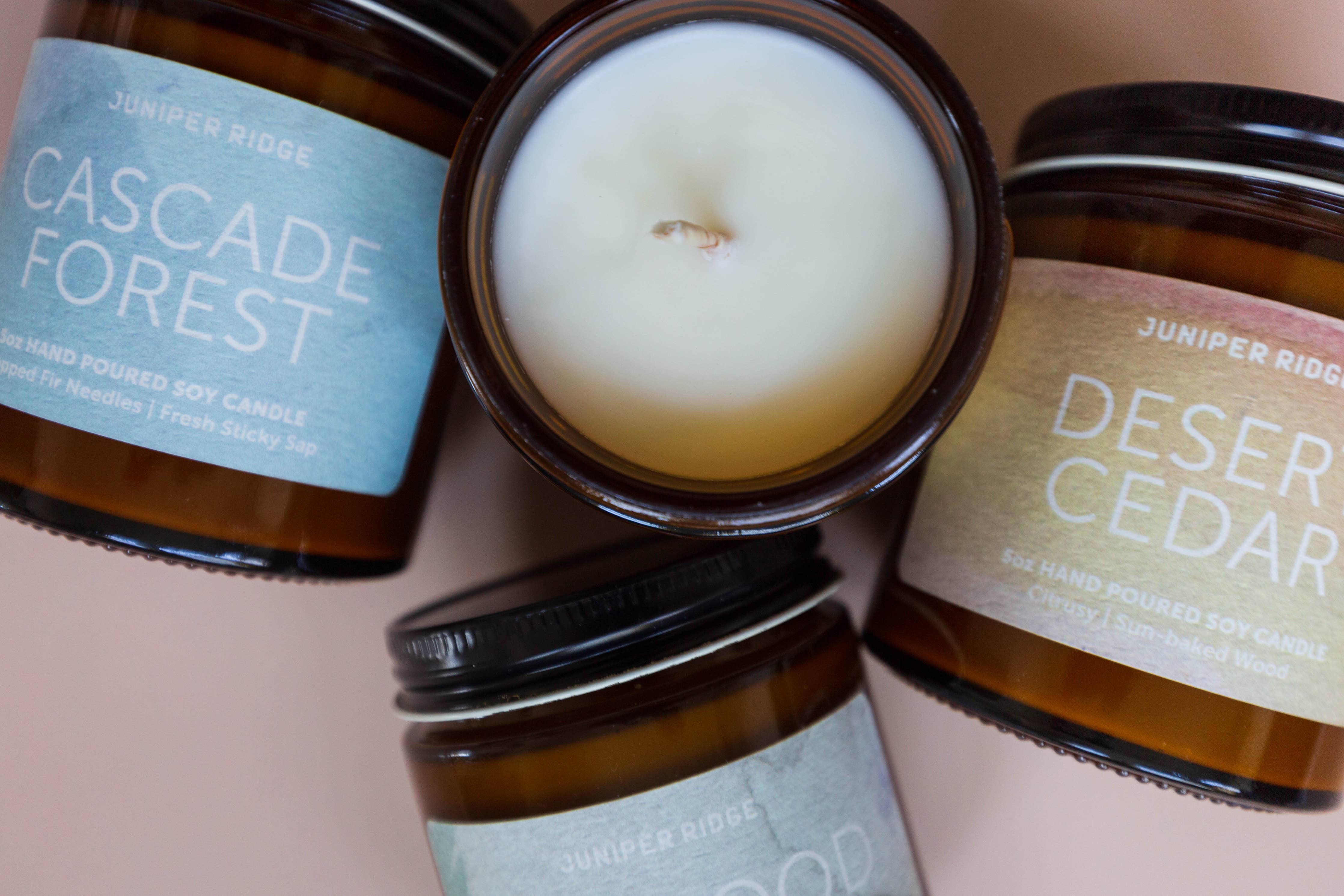 Mini Essential Oil Candle | Redwood Mist (5oz)