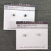 Close-up of Triangle Studs, proving that small can be mighty and fierce!