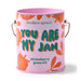 Lavender grow kit in a vibrant pink can labeled 'YOU ARE MY JAM' from Modern Sprout, part of the Complimentary Color Grow Kits.