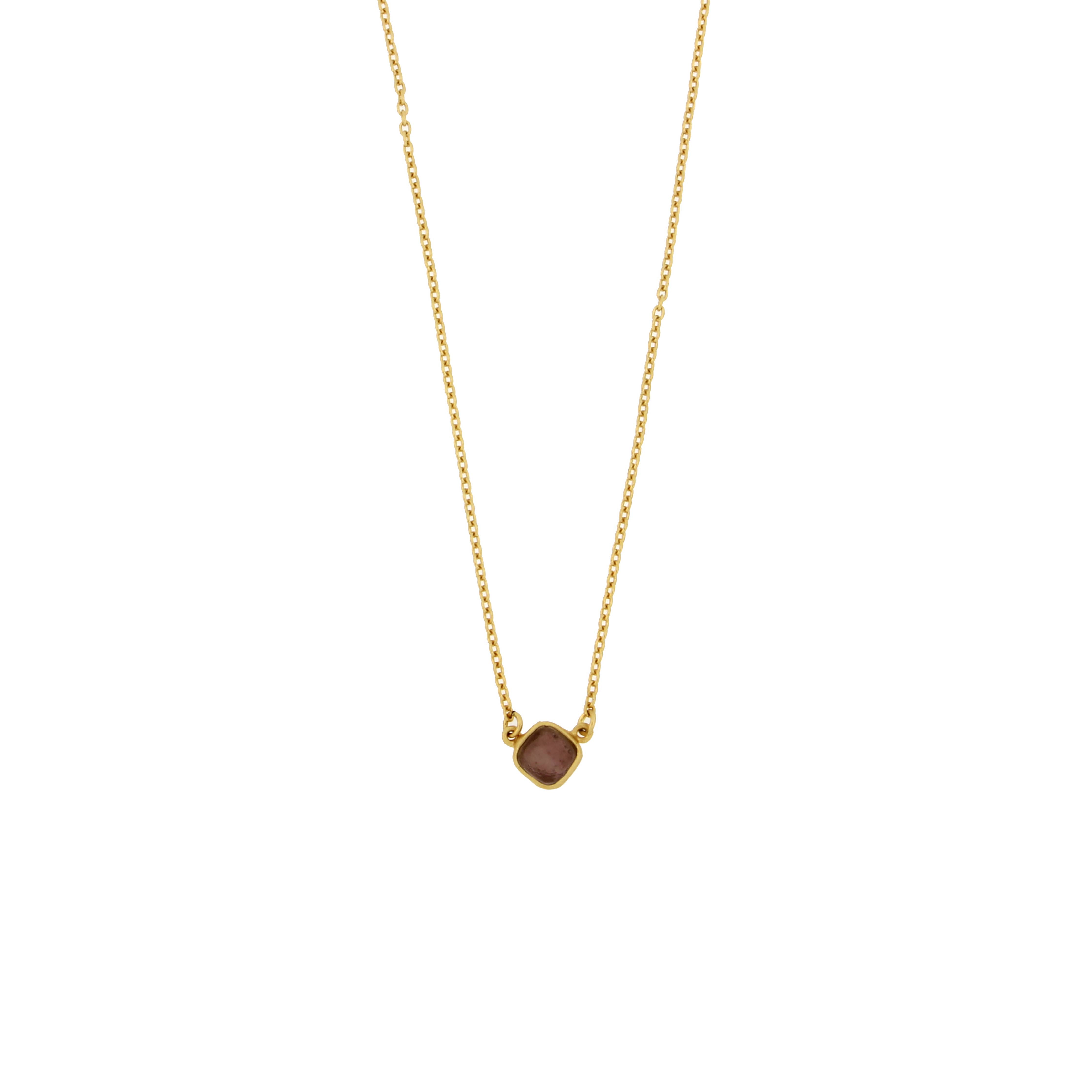 A close-up of the Bubble Diamond 16" Adj. Dainty Pendant that shines brighter than your future – perfect for dazzling onlookers!
