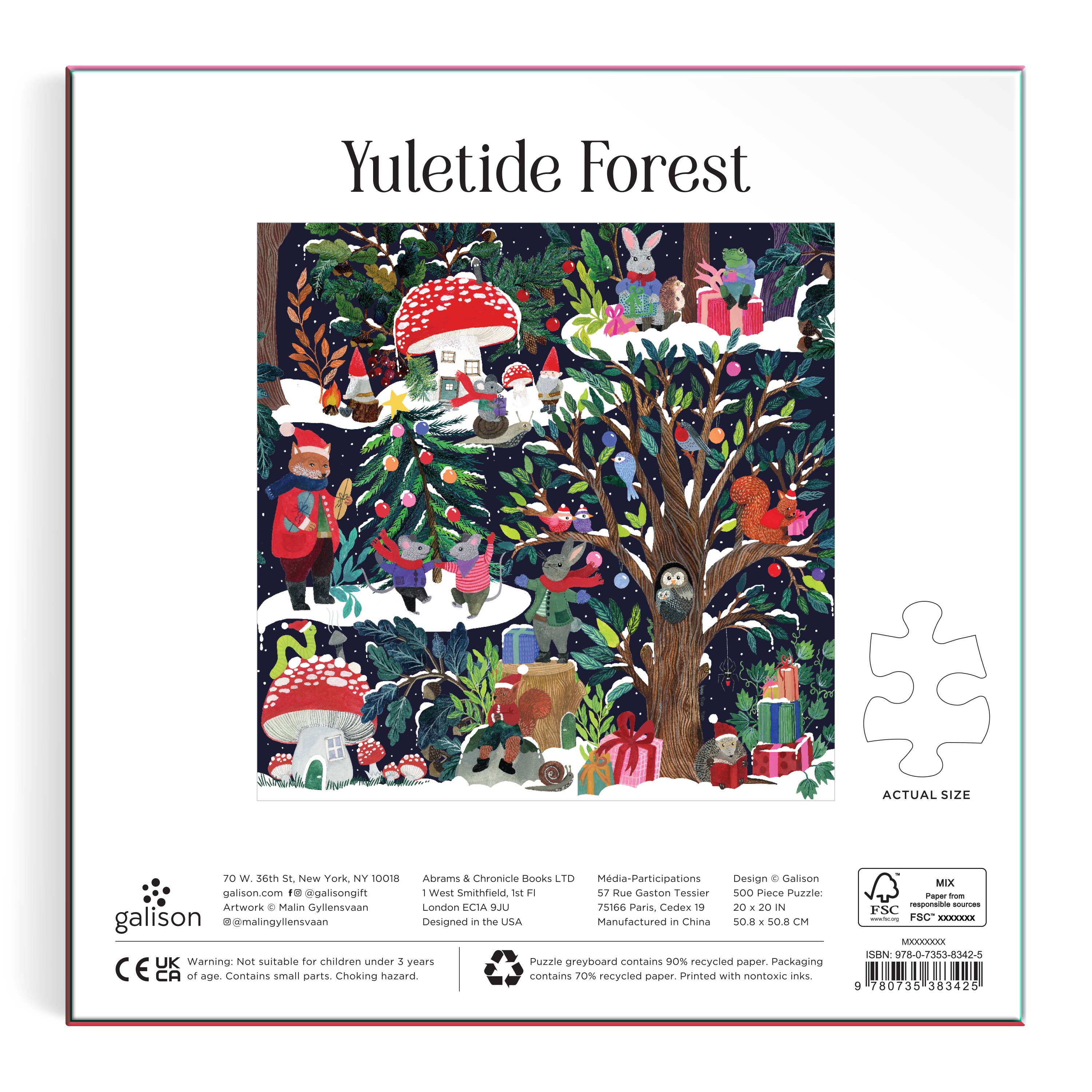 Yuletide Forest 500 piece puzzle