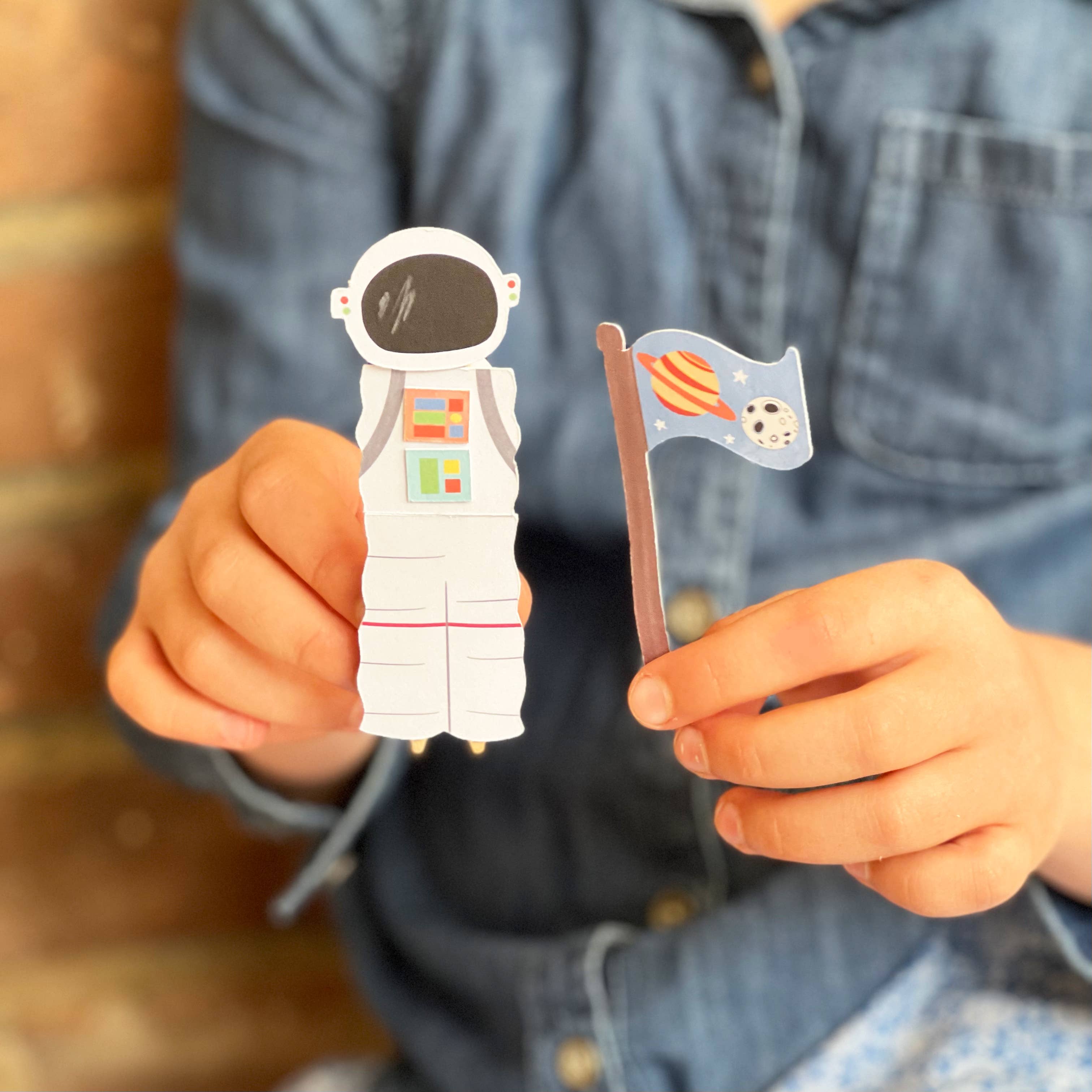 Astronaut Peg doll by Cotton Twist