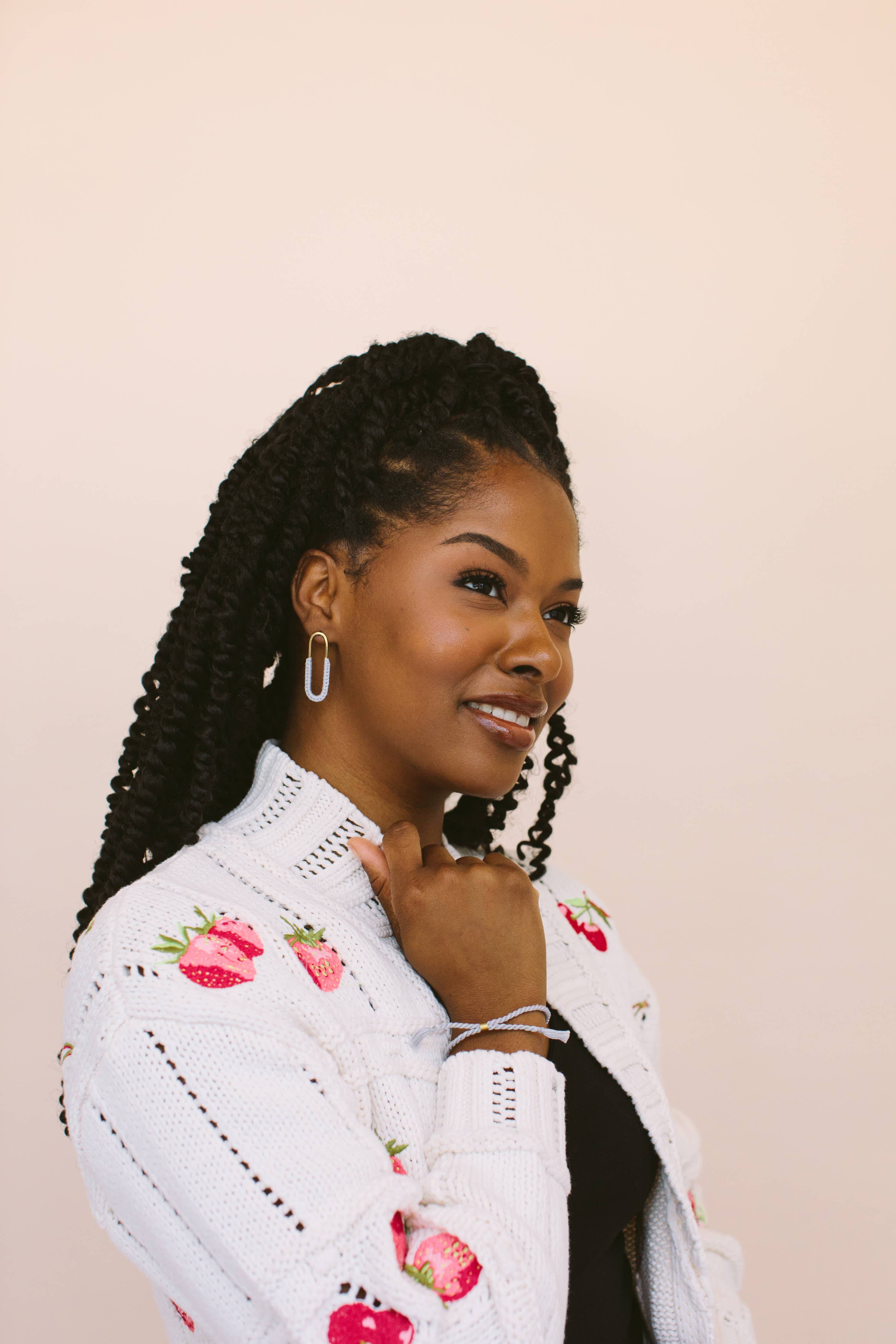 Macramé Link Earrings