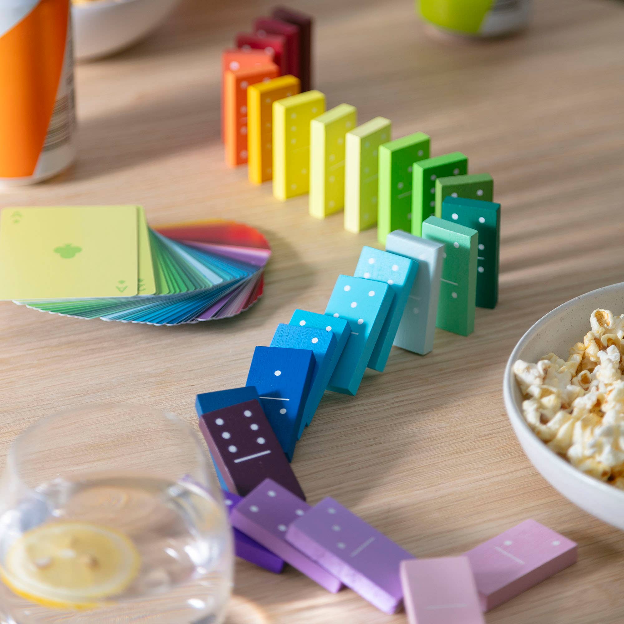 color gradient dominoes