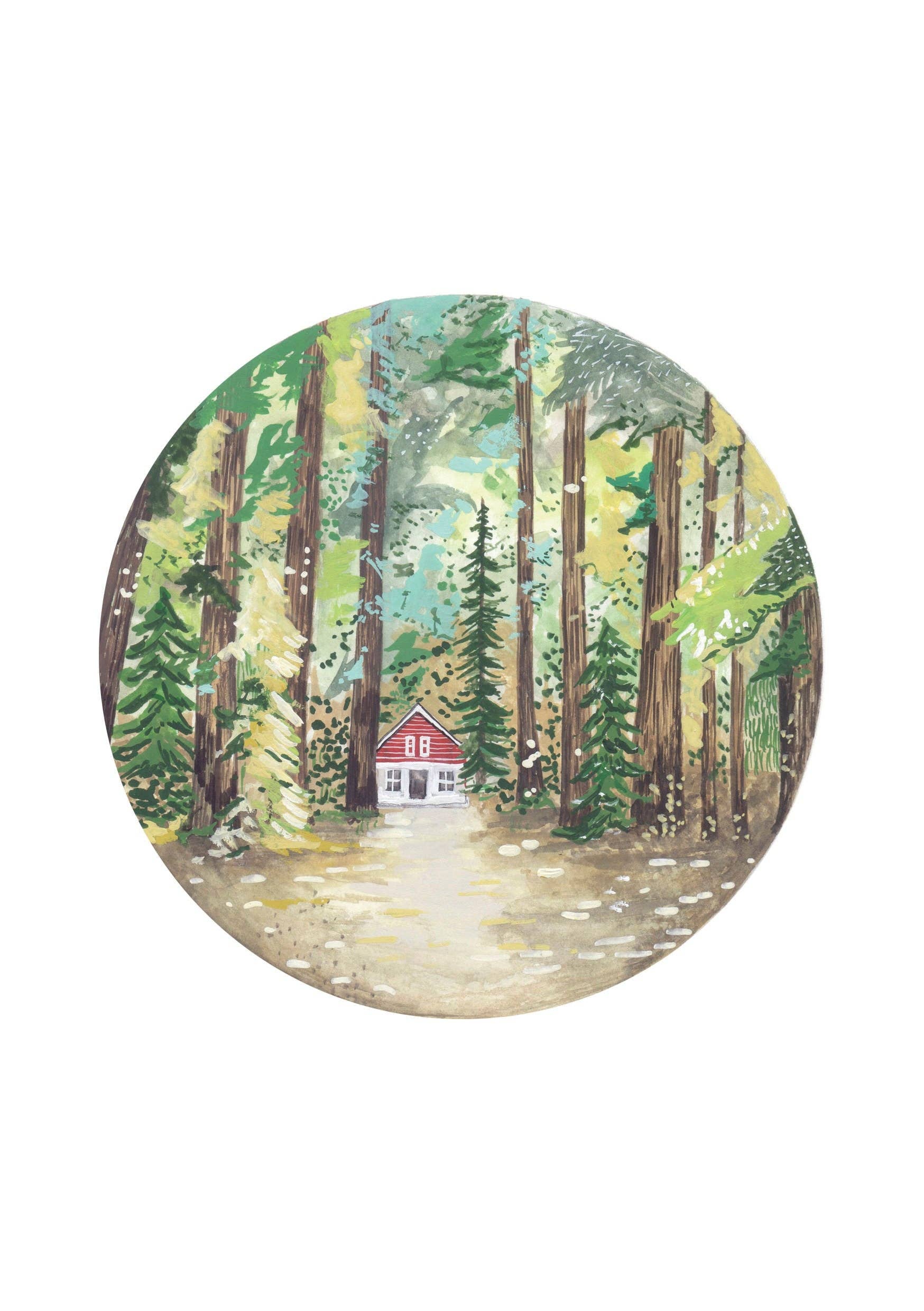 artwork of a forest scene