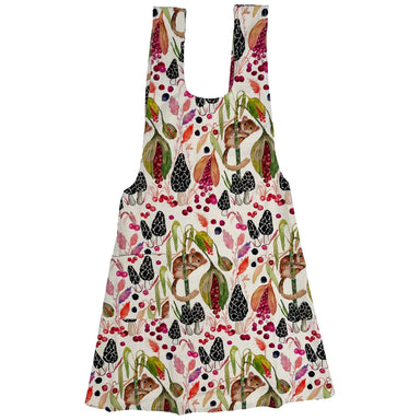 Whimsical Pinafore Apron by Betsy St. Clair, perfect for cooking or gardening adventures - because even dirt needs style!