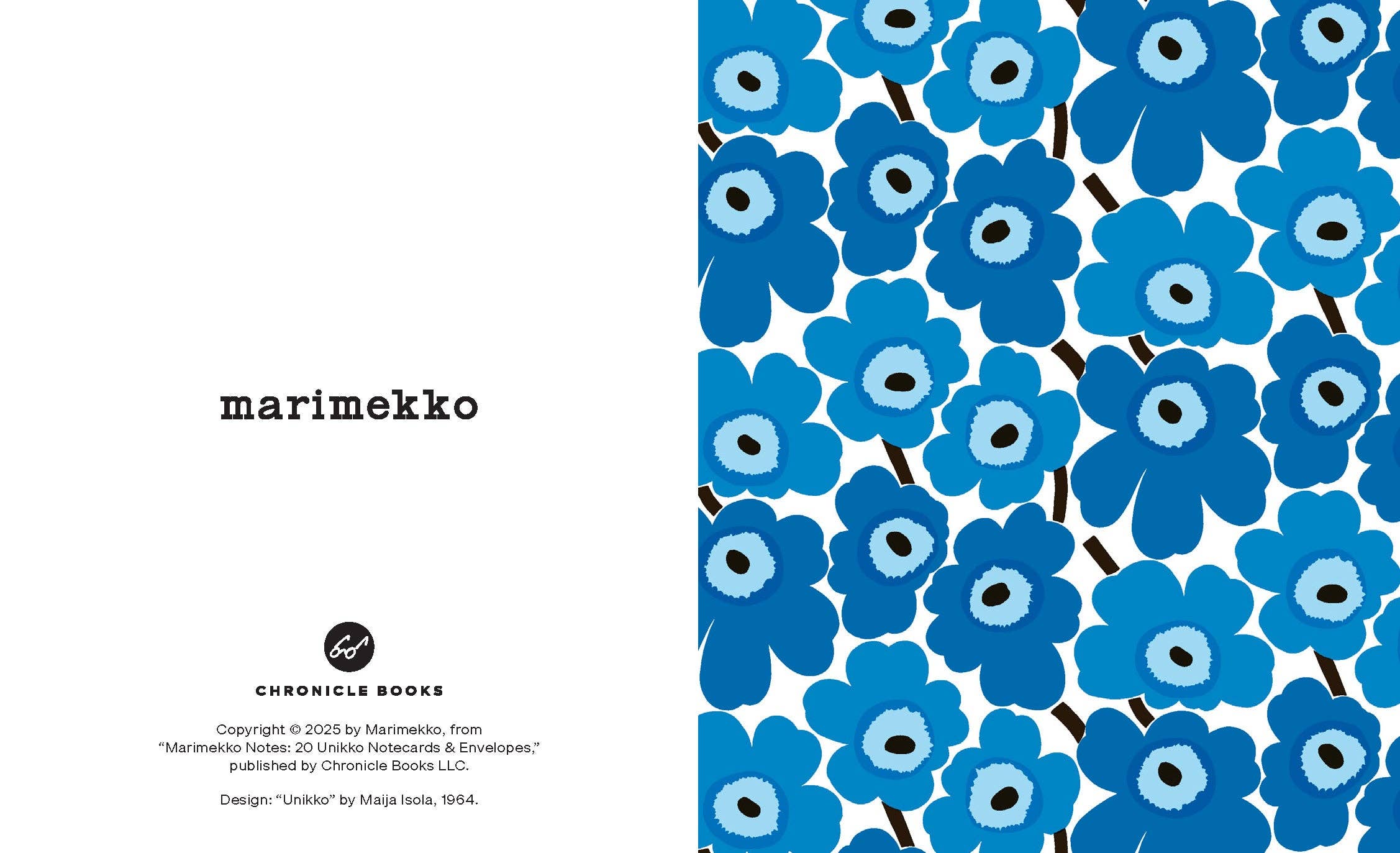 Blue Marimekko Notecards and Envelopes