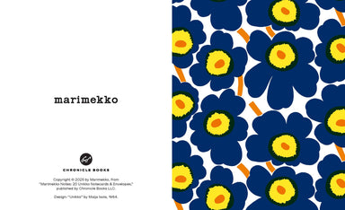 Blue Marimekko Notecards and Envelopes