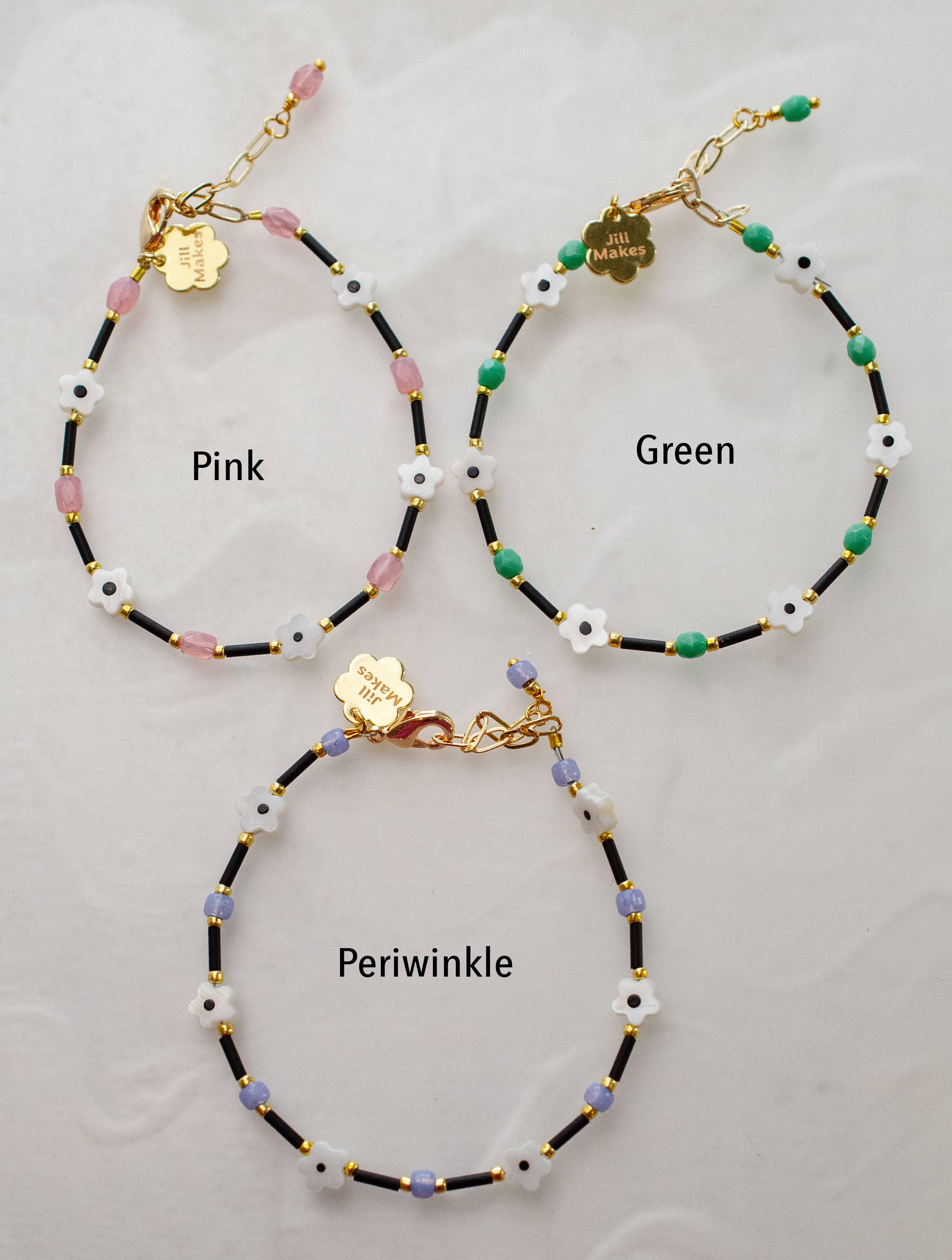 Colorful Beaded Clasp Bracelets- Ari