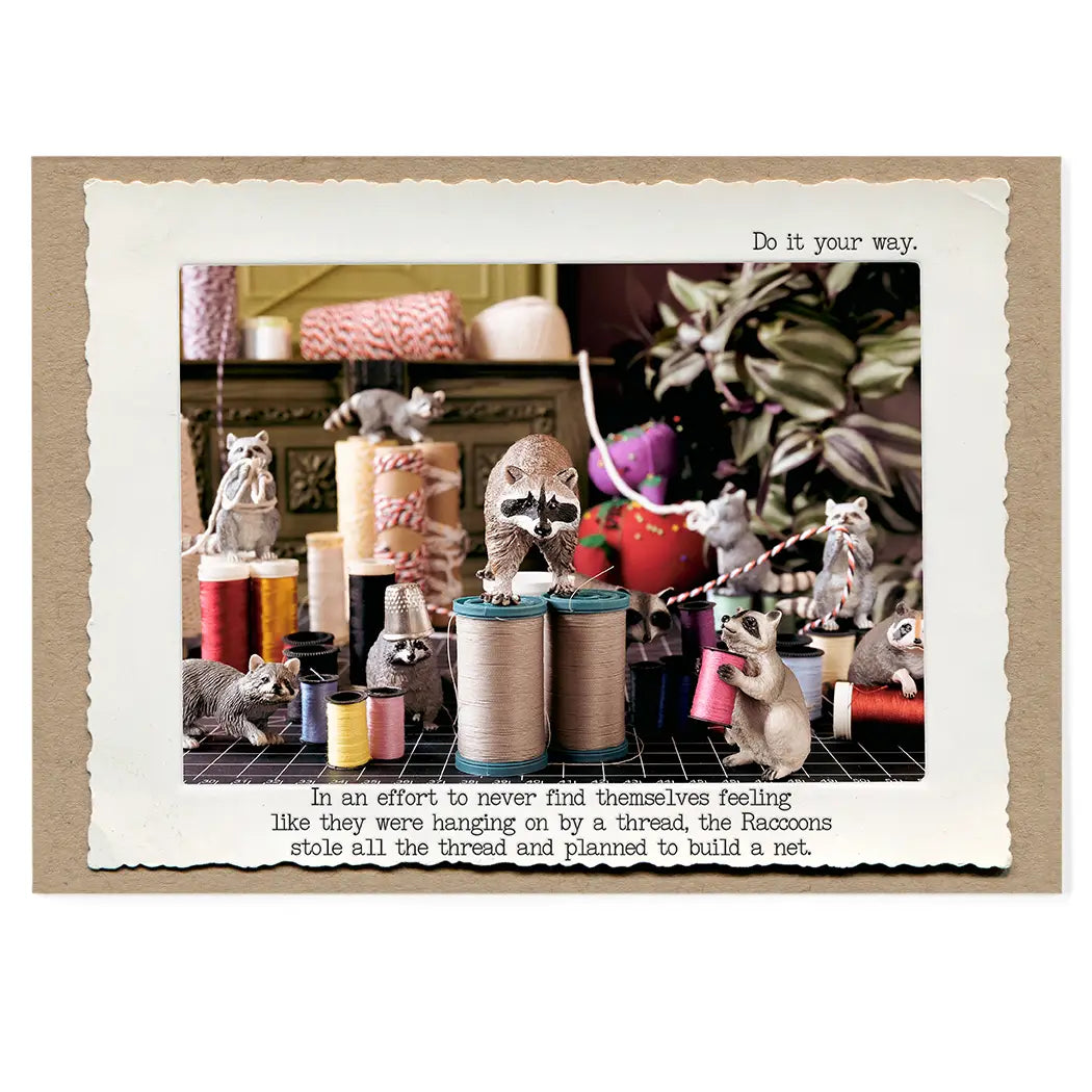A vibrant design from The Memorable Image Card Collection showcasing a witty message that brings smiles and laughter, perfect for any occasion.