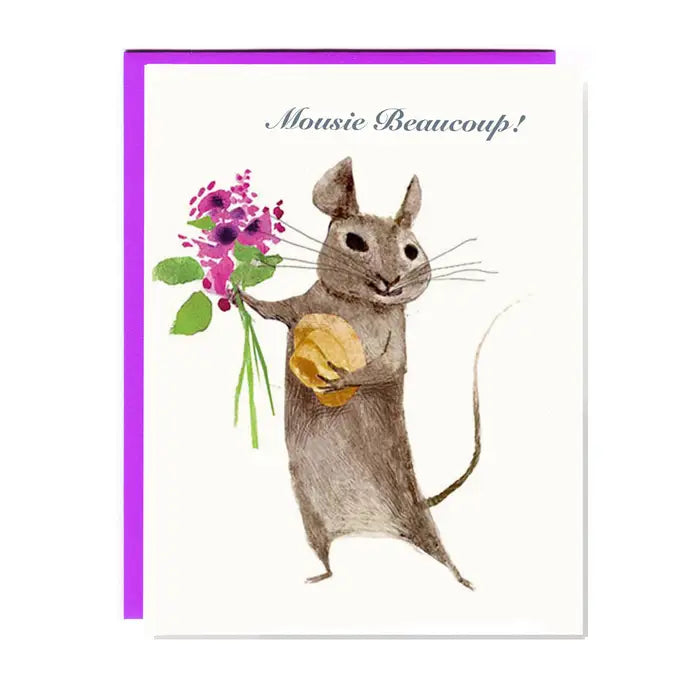 Mousie Beaucoup Greeting Card