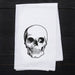 Skull tea towel 