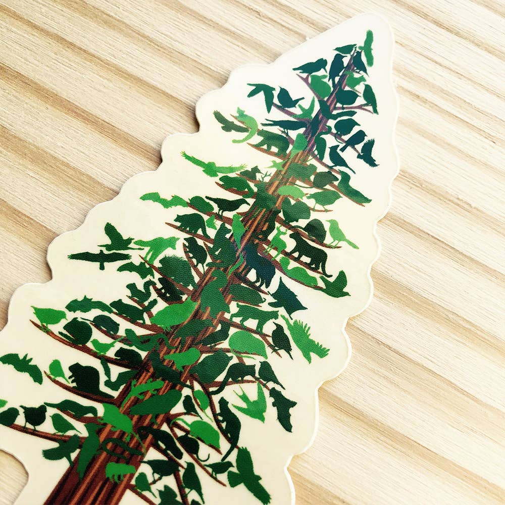 Redwood Tree sticker