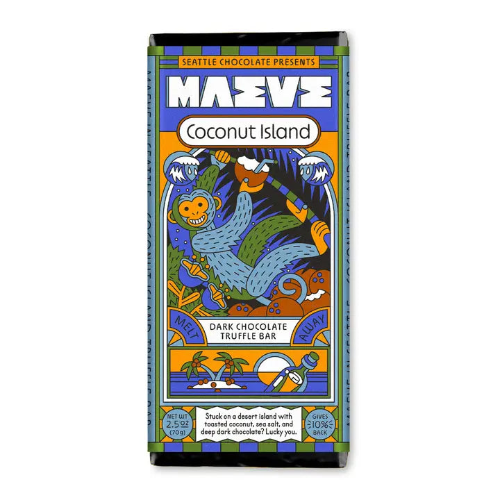 Seattle Chocolates Maeve Truffle Bars | Assorted Flavors