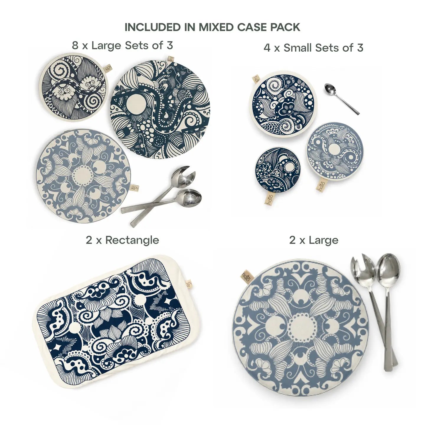 Halo Dish Covers capturing their organic cotton vibes, ready to save dinner from drabness and condensation!