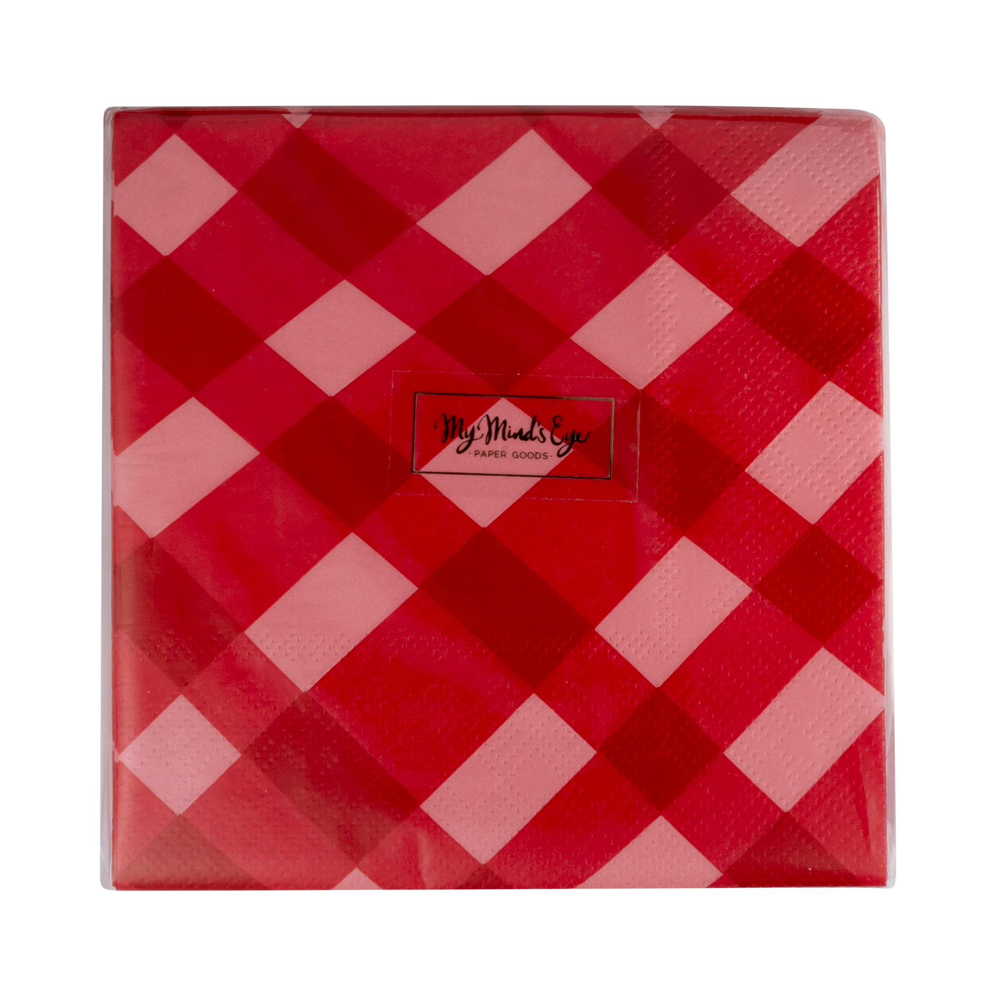 Plaid Cocktail Napkin