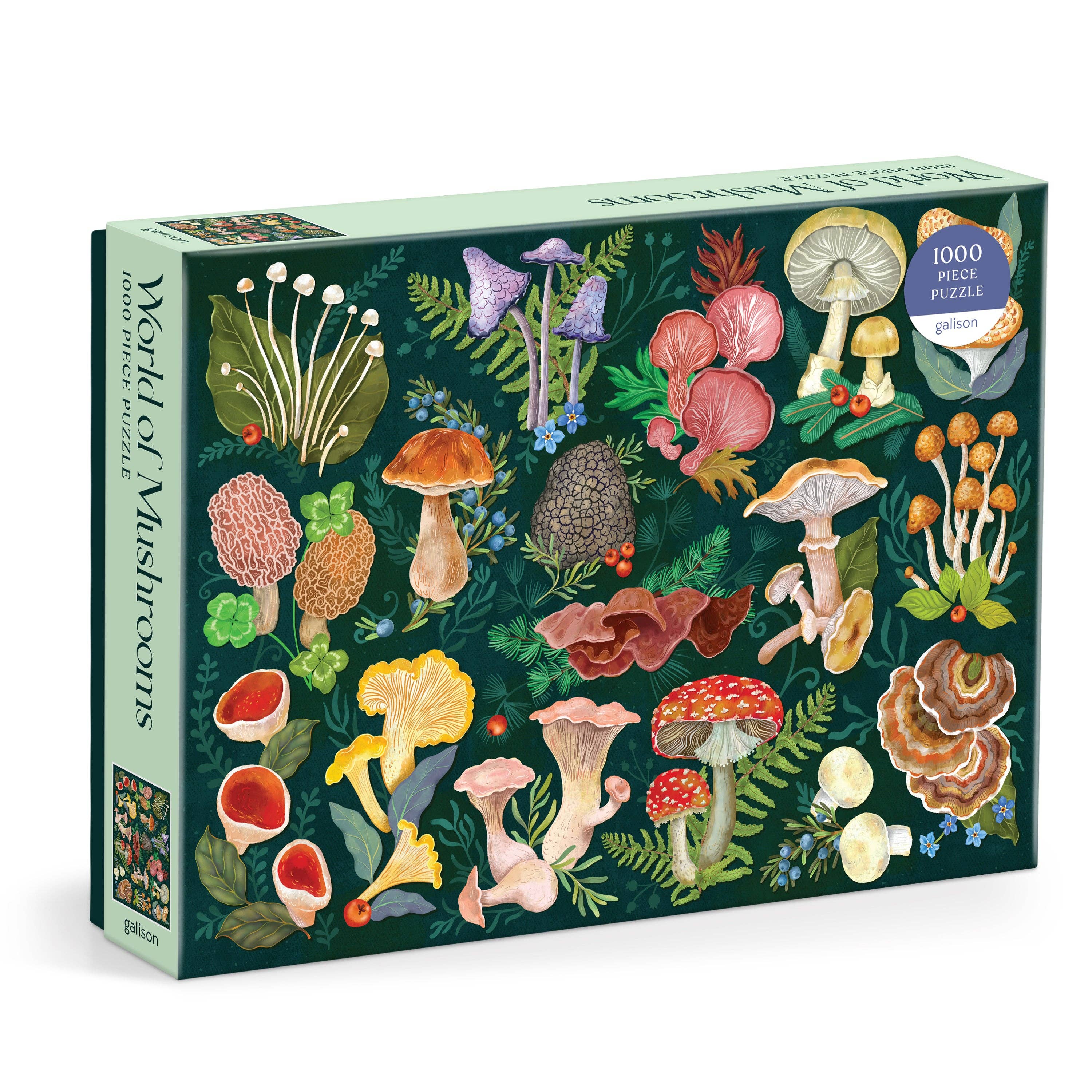 World of Mushrooms 1000 piece puzzle