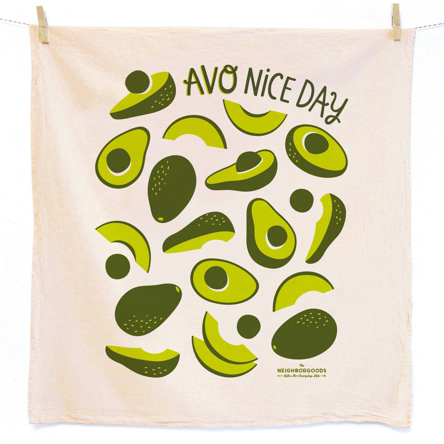 Avocado - Tea Towel + Sponge Cloth Set