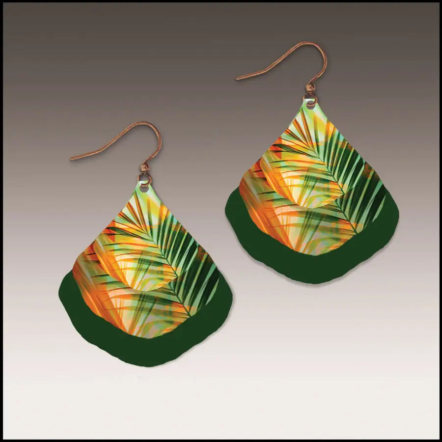 Ginkgo Multilayer Handmade Earrings