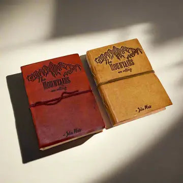 Handmade Leather Quote Journals | 5" x 7"