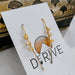 DeRive Threader Earrings with citrine