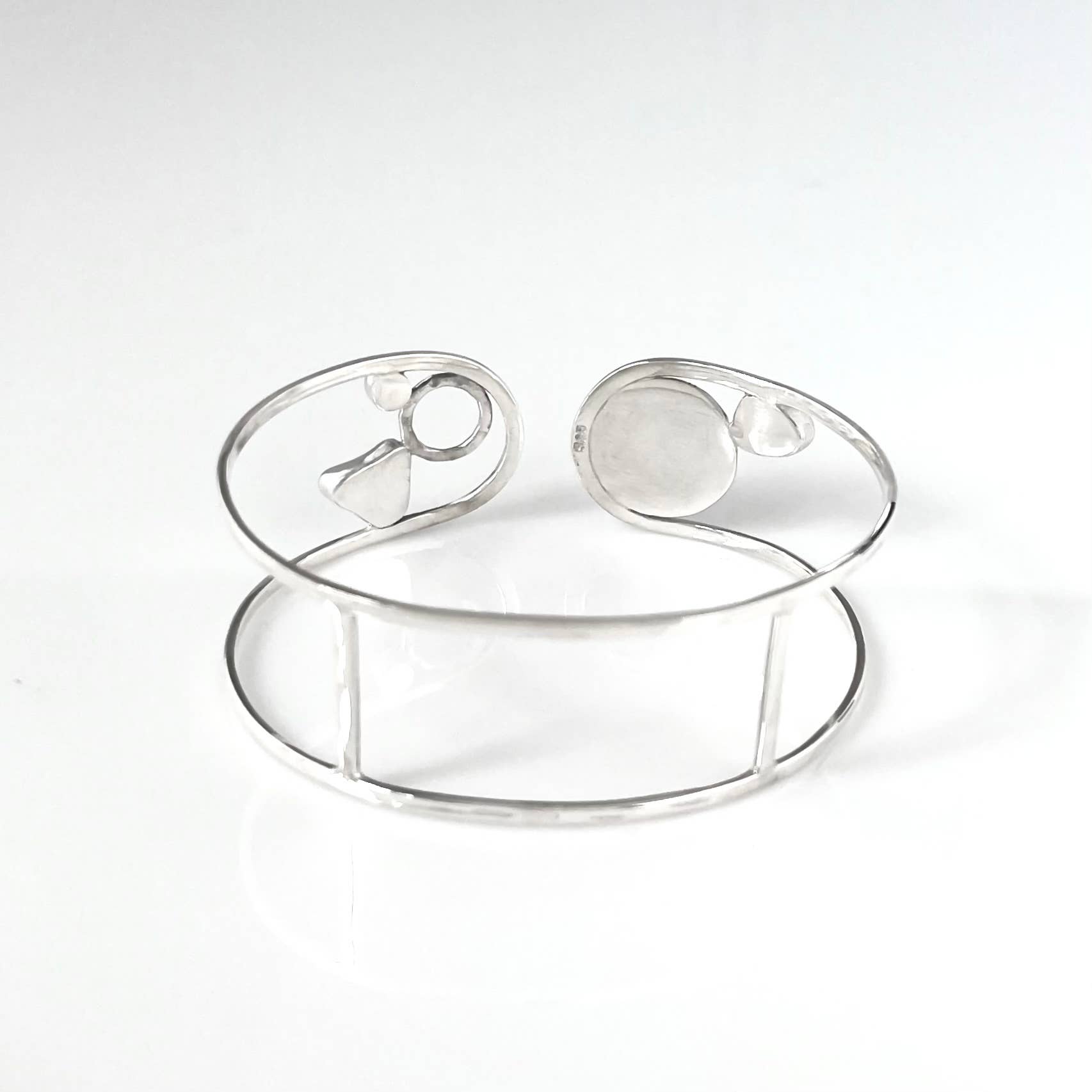 seaglass cuff bracelet
