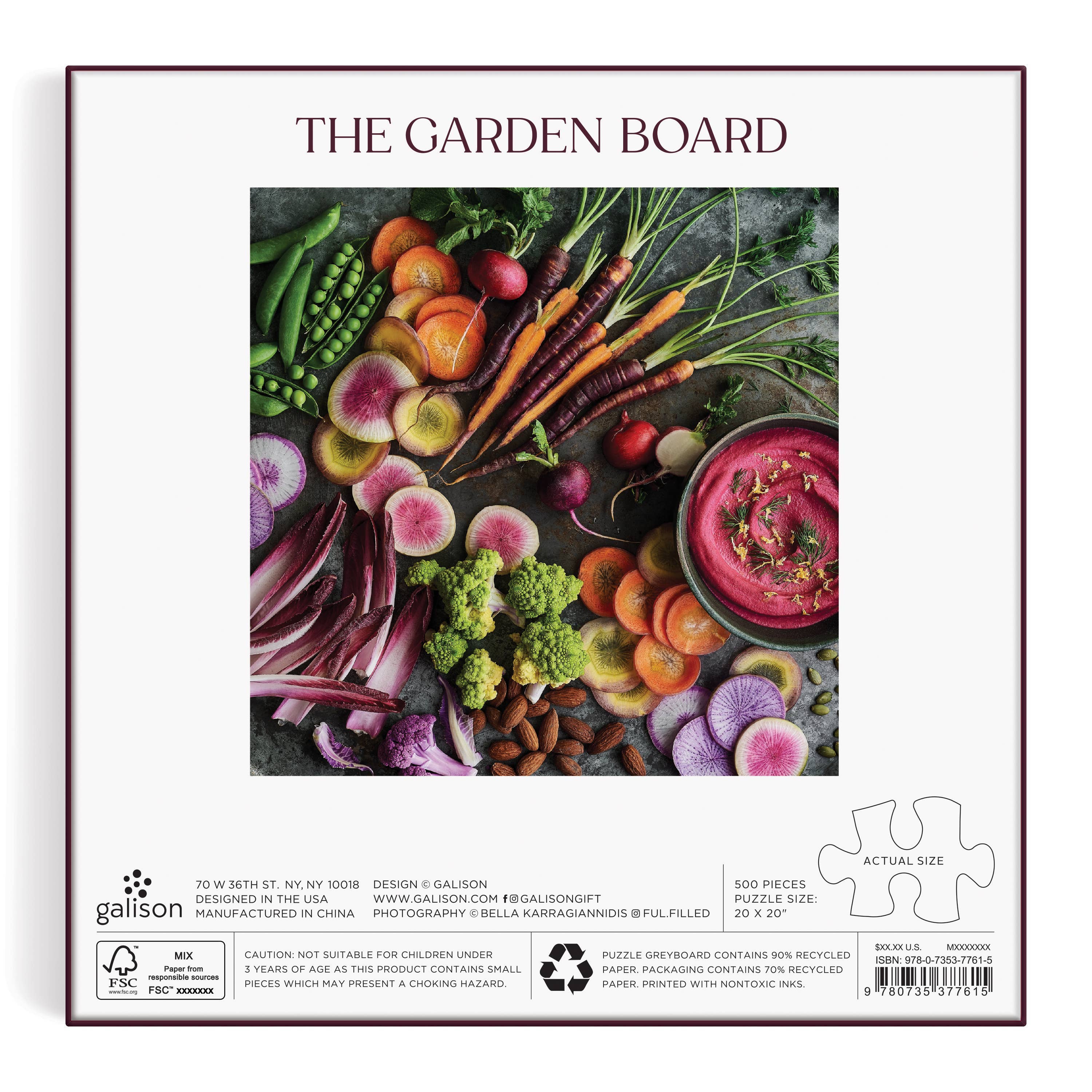 The Garden Board 500 piece puzzle