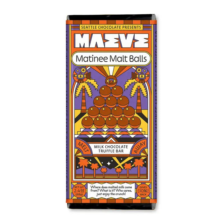 Seattle Chocolates Maeve Truffle Bars | Assorted Flavors