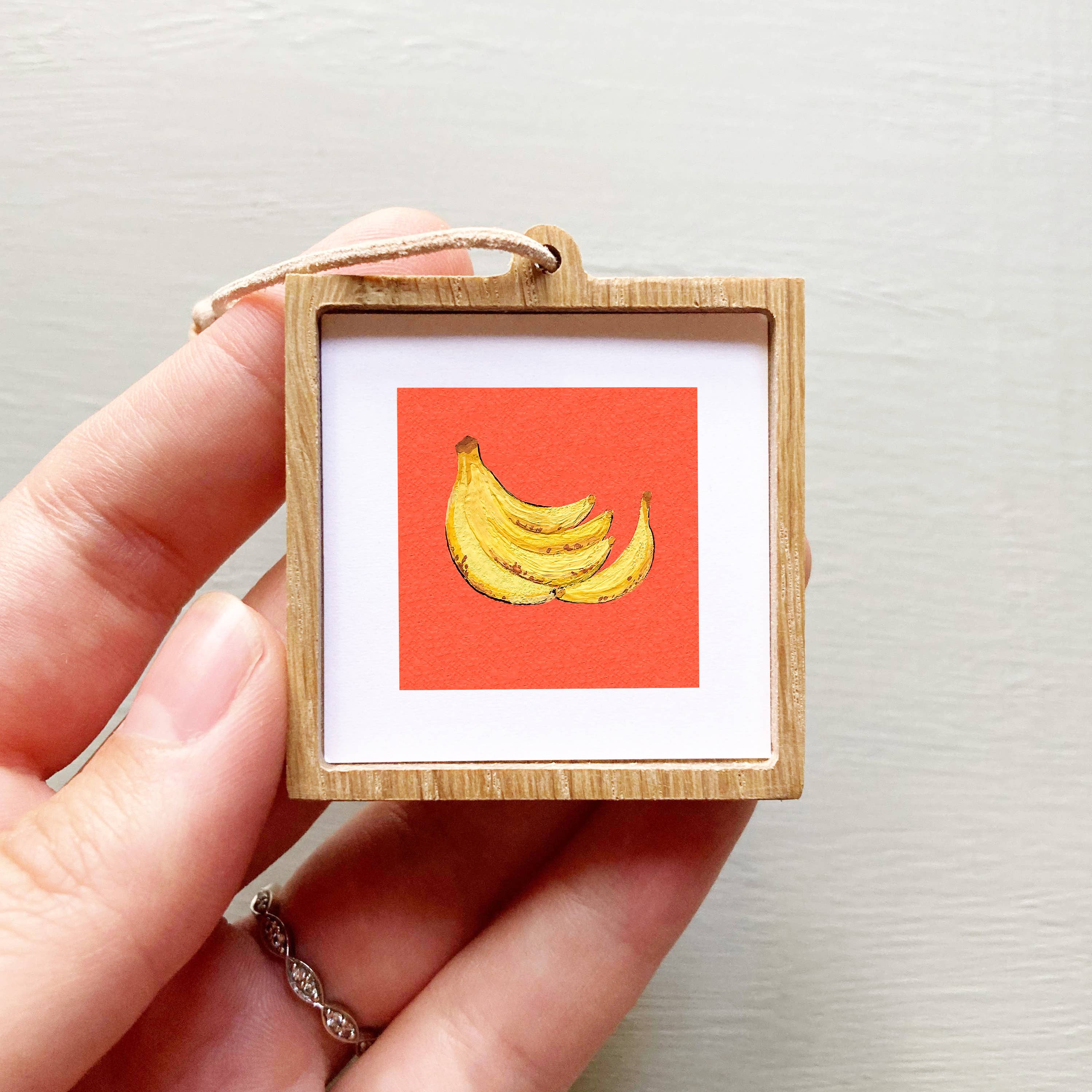 Tiny Watercolor Framed Print | 1" Food