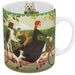 Women riding a bike with dogs Coffee mug