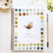 Birds Watercolor Workbook cover featuring a colorful illustration of various birds to inspire creativity in painting.