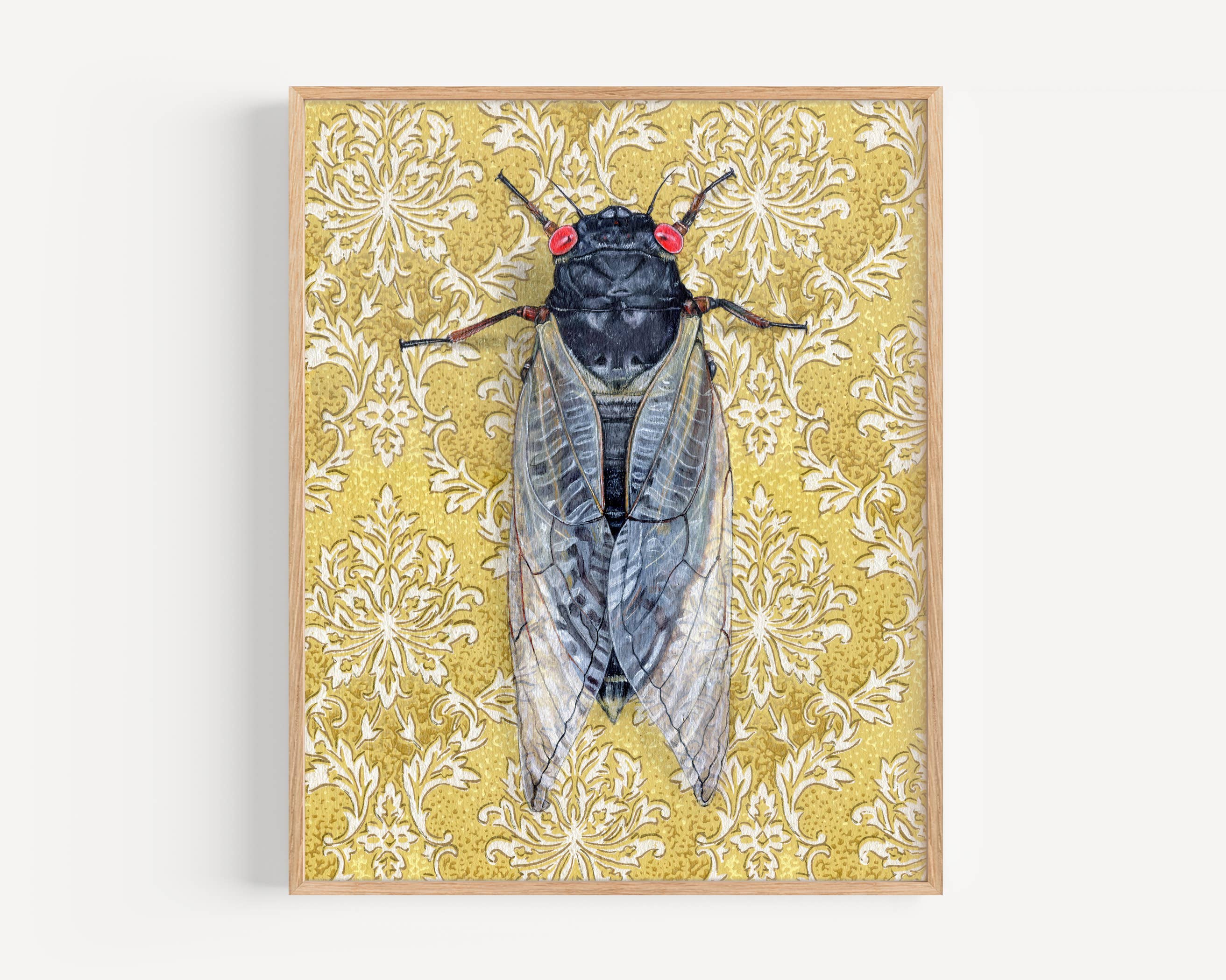 Wild Wallflowers | 17 Year Cicada Yellow