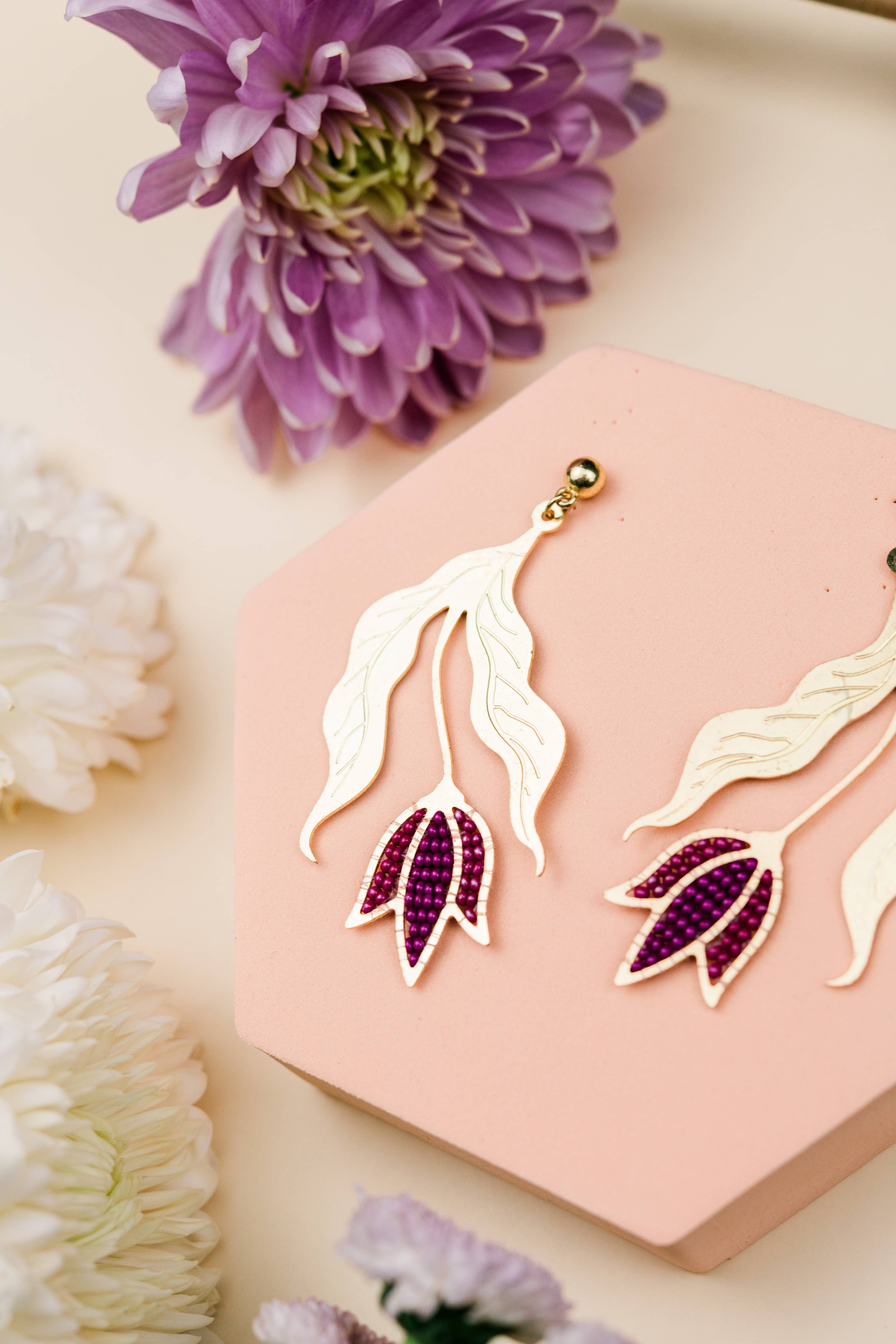 Garden Tulips- Magenta 