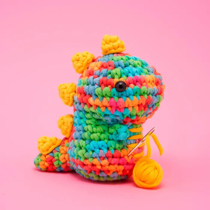 Beginner Crochet Kit Lion by the Woobles Easy First Crochet Starter Kit  Crochet Plushie Kit Amigurumi Kit DIY Craft Kit Gift 