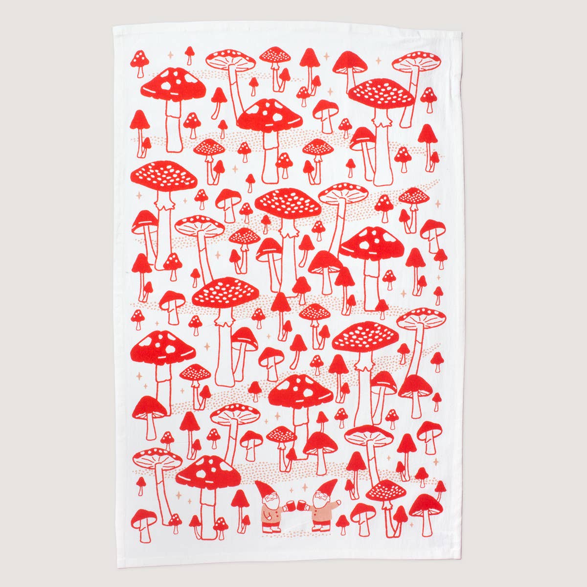 gnome tea towel