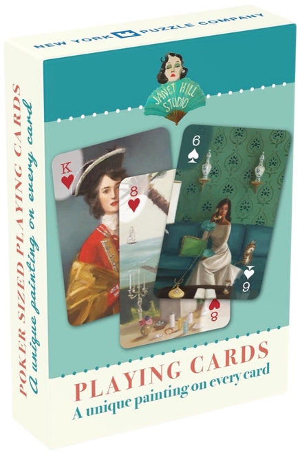 Janet Hill playing card art prints