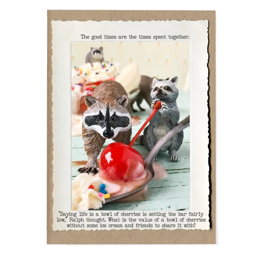 5x7 animal character greeting card from The Memorable Image Card Collection, designed to bring smiles with its witty humor and snarky charm.