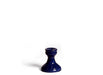 blue candlestick holder