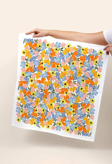 Native Blooms Tea Towel