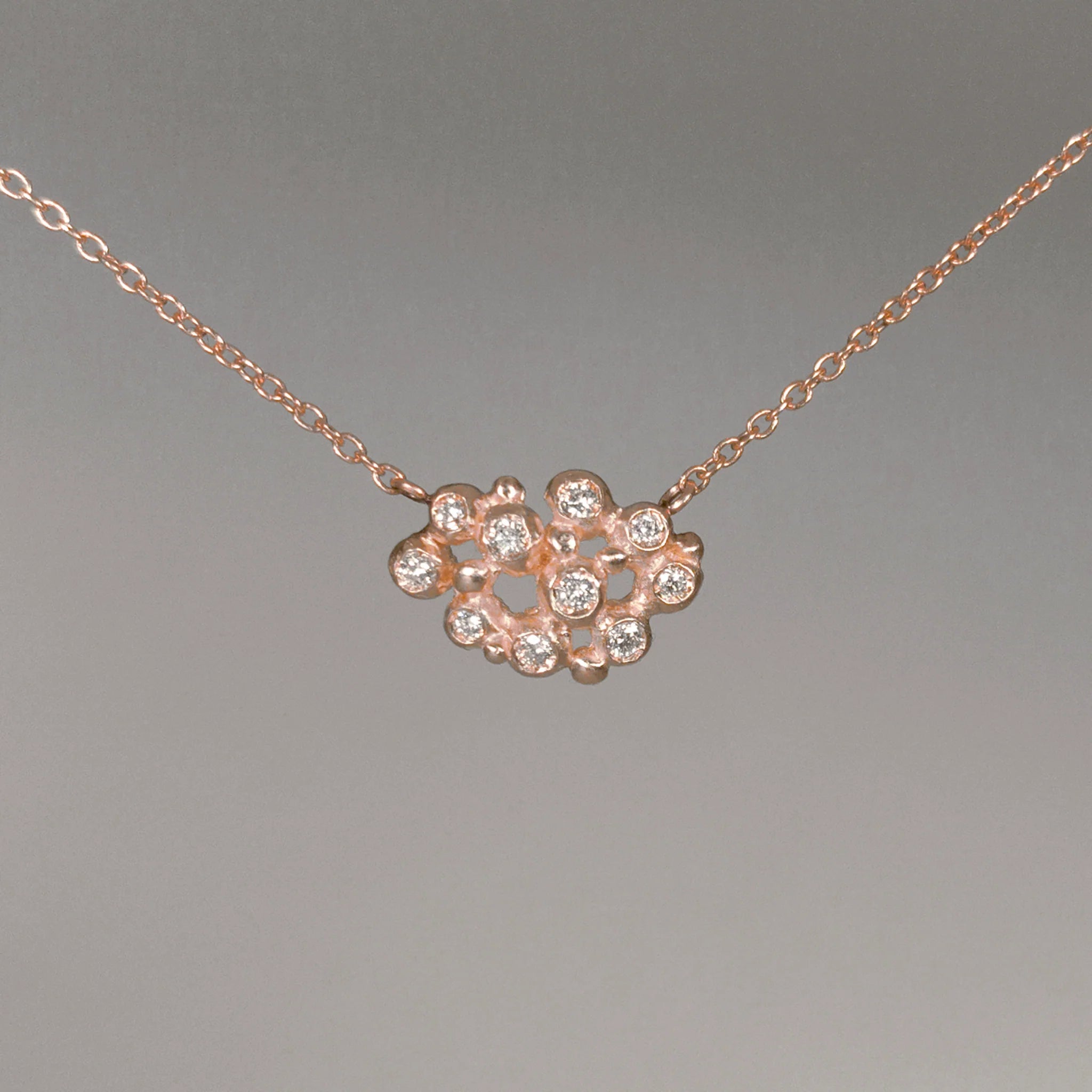 Branch Cluster 10 Diamond Necklace