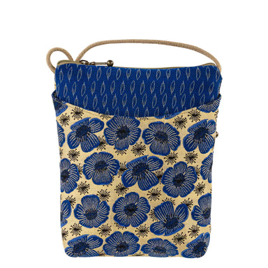 The Busy Bee small crossbody bag designed for quick access to your essentials, measuring 7.5"h x 6.5"l x 1.5"w, perfect for buzzing around town.