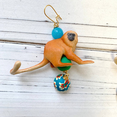 Monkey earrings