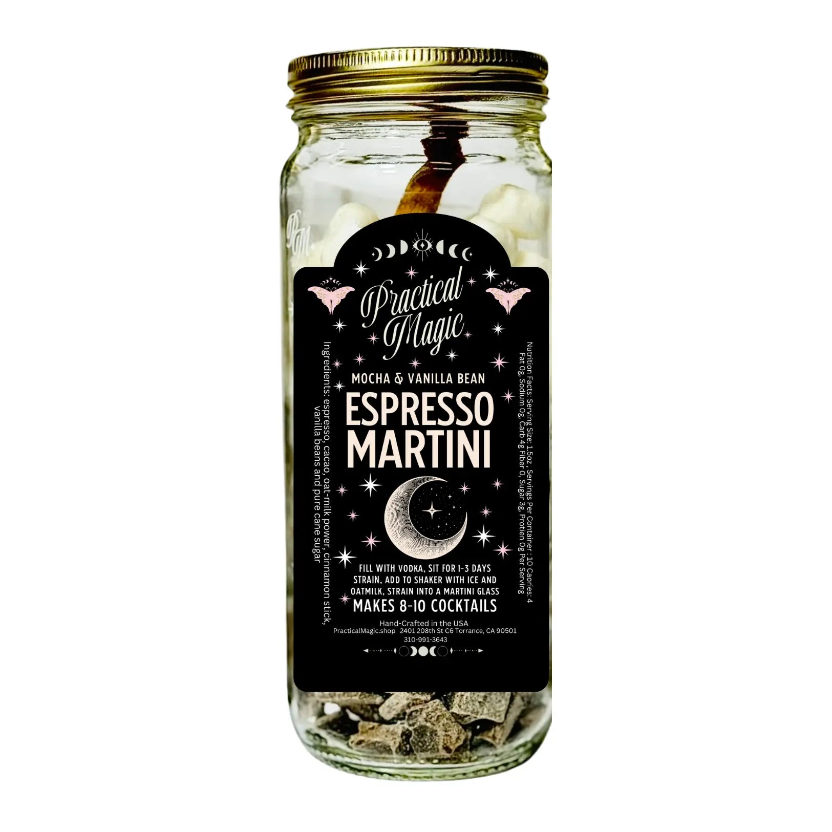 Craft Cocktail Infusion Kits: Brew your own Espresso Martini at home and impress your friends with your ‘barista meets bartender’ skills!