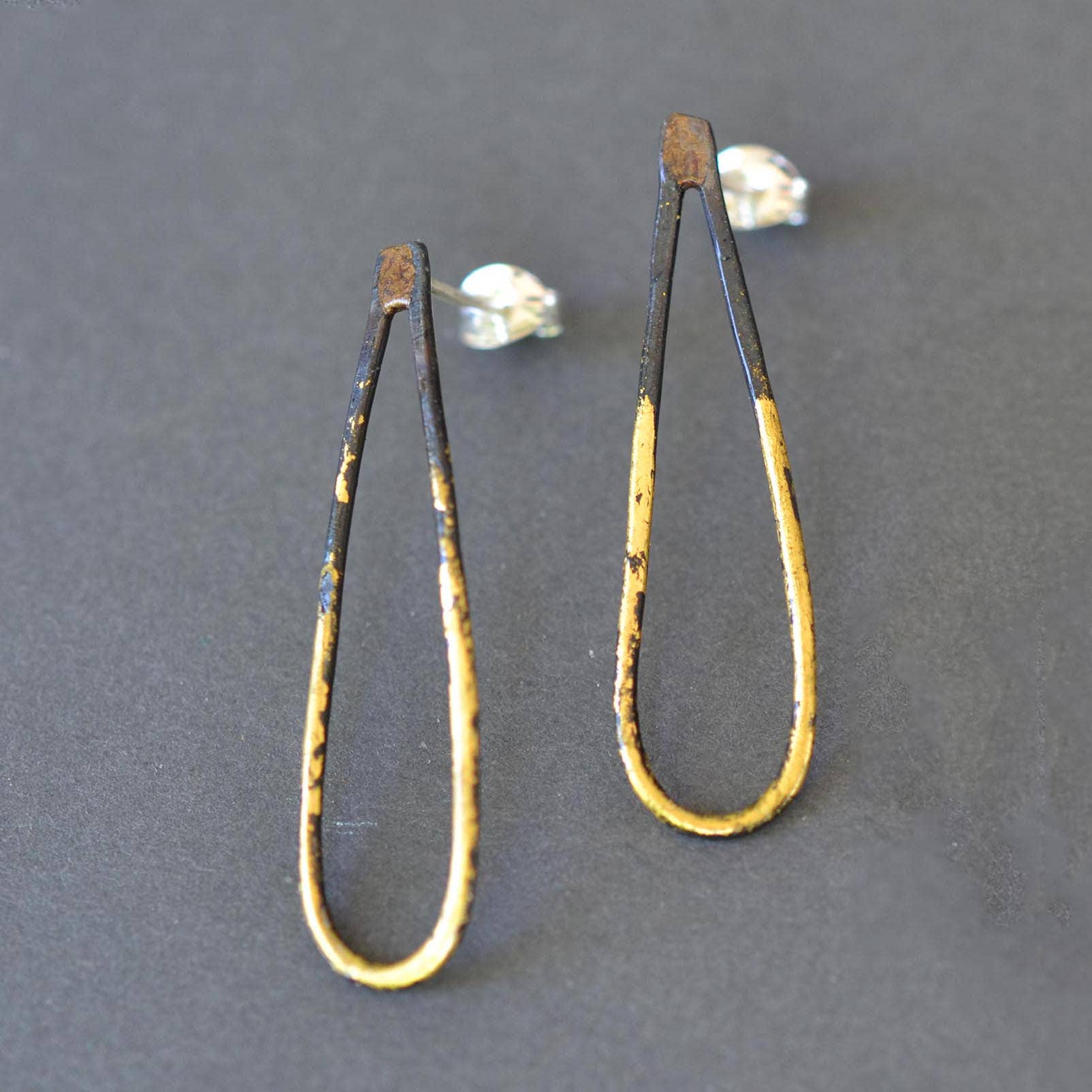 Narrow Drop Earrings